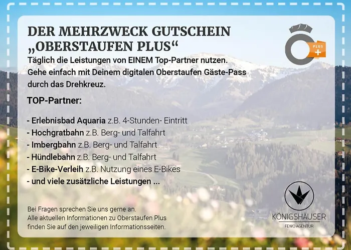 Apartmán Hochgratblick - Mit Oberstaufen